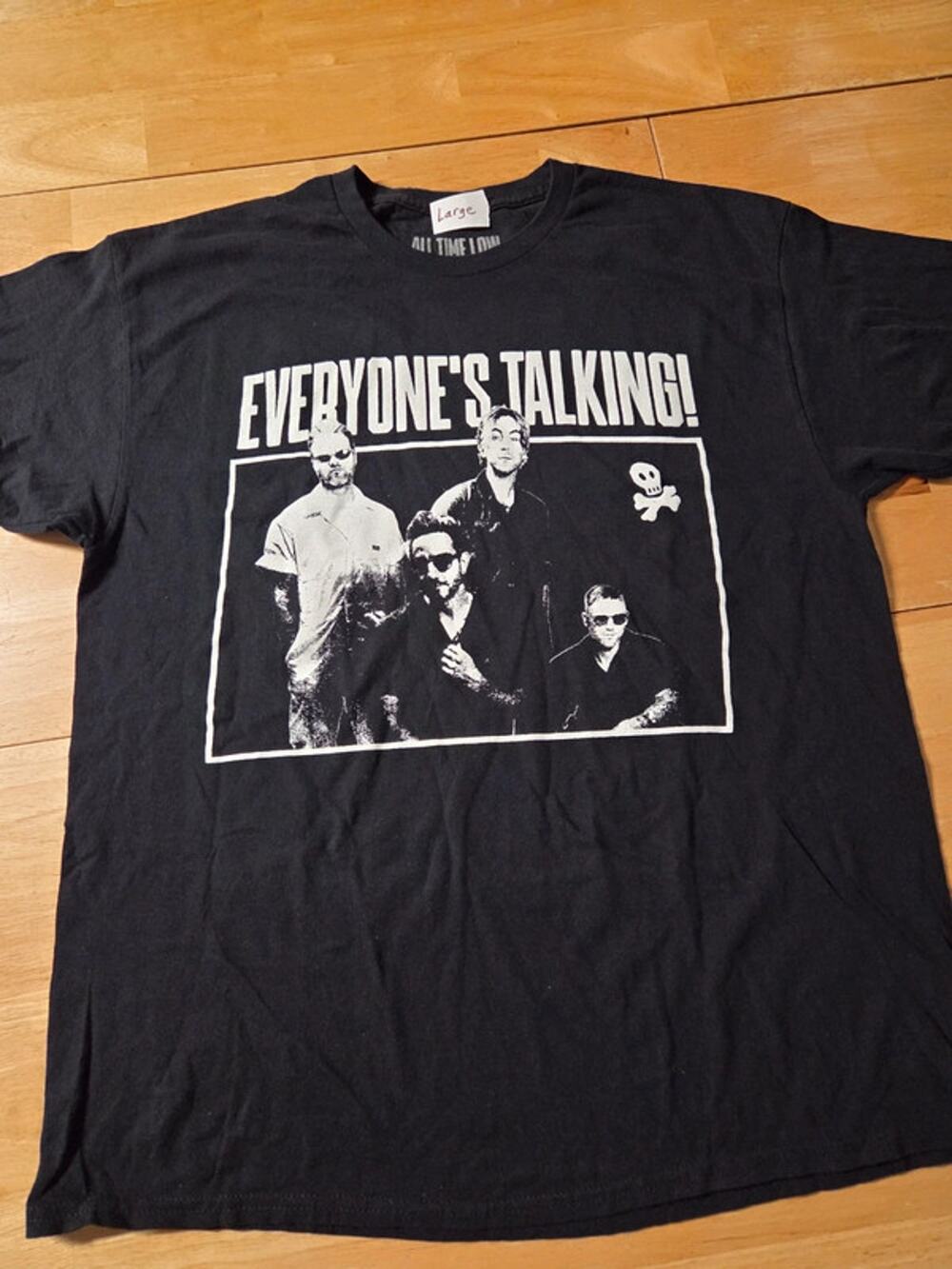 All Time Low Everyone's Talking Tour Shirt Large Black Graphic Band Tee